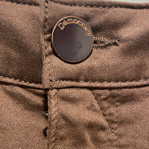 Democracy Ab Solutions Brown Freedom Ankle Jean Pants Size 14. EUC - Picture 3 of 4